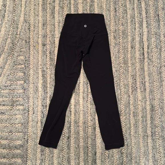lululemon align 23” leggings size 0 in black (no pockets) - Picture 1 of 3